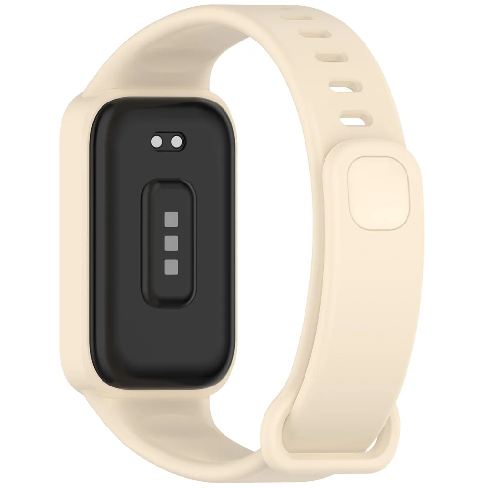 Фото Ремешок BEHUA для Xiaomi Mi Band 9 Active, силиконовый сменный браслет для Redmi Band 3, умный браслет-ремешок №2