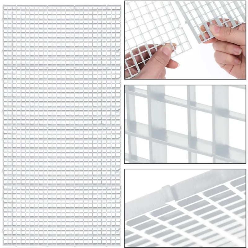 

2PCS Aquarium Divider Fish Tank Divider Bottom Filter Grids Separation Grid Tray Isolation Board Grid 30*15cm