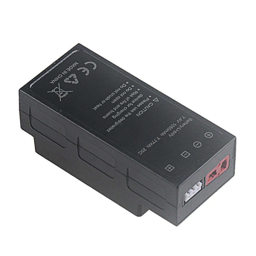 Фото Аккумулятор LiPo 7.4V 1050mAh 25C с высокой скоростью разряда для радиоуправляемых моделей №5