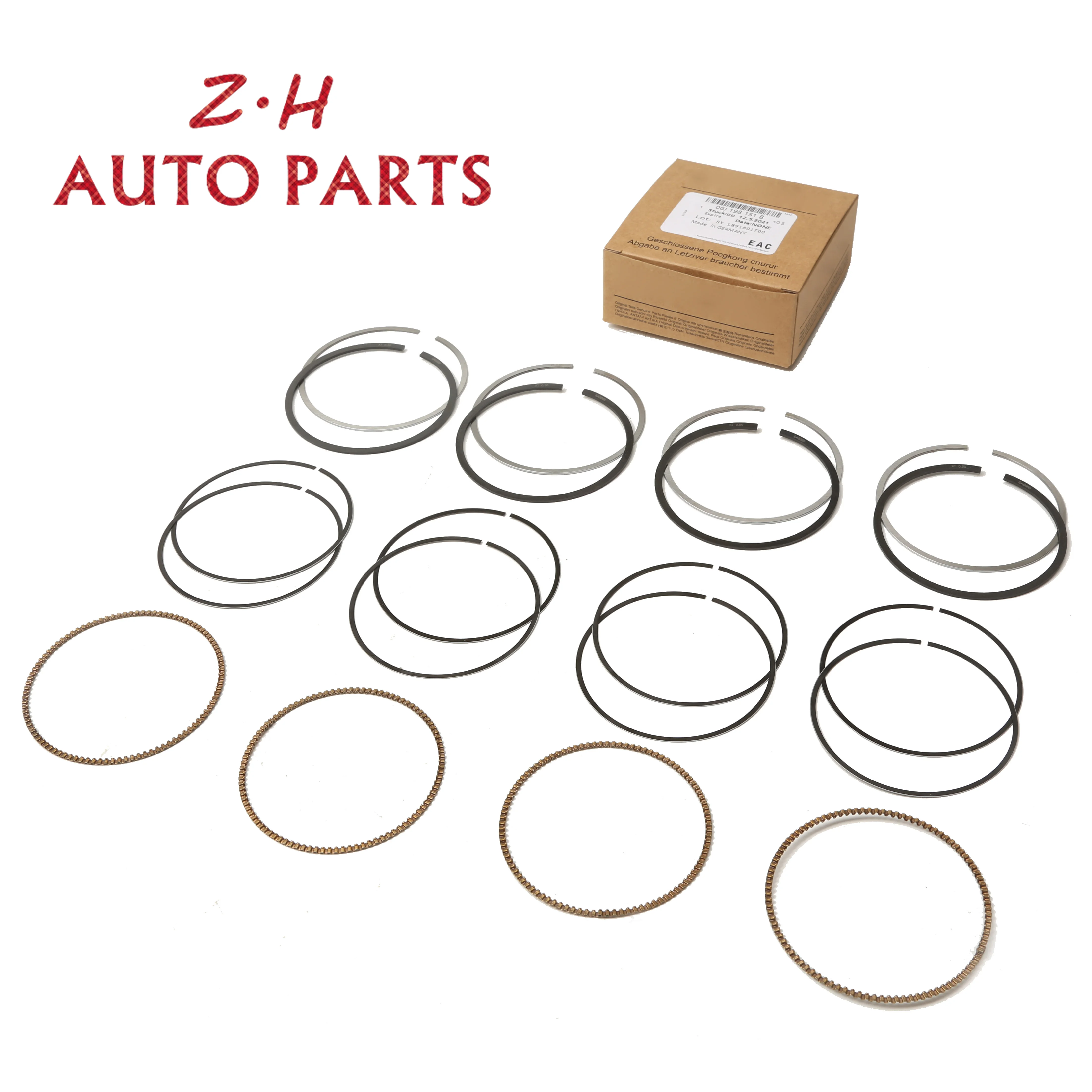 

Engine Piston Ring Oversized 0.5MM For Volkswagen Passat 2.0TFSI Tiguan Audi A3 A5 Skoda Octavia Seat Leon 06J198151E 06J198151B