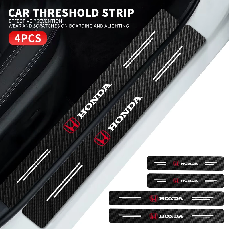 Углеродное волокно защита от царапин педаль защитные наклейки на порог