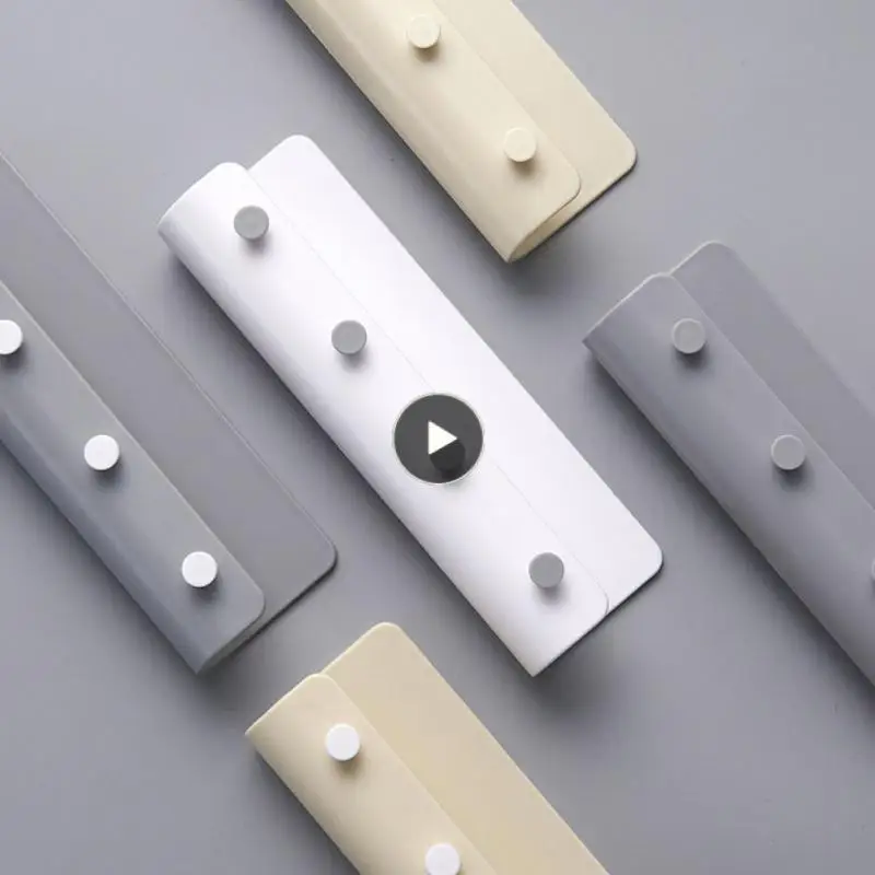 

Wall-mounted Hook Kitchen Bathroom Hanger Hooks Modern Home Adhesize Hooks Key Holder Wall Shelf Storage Rack Organizer