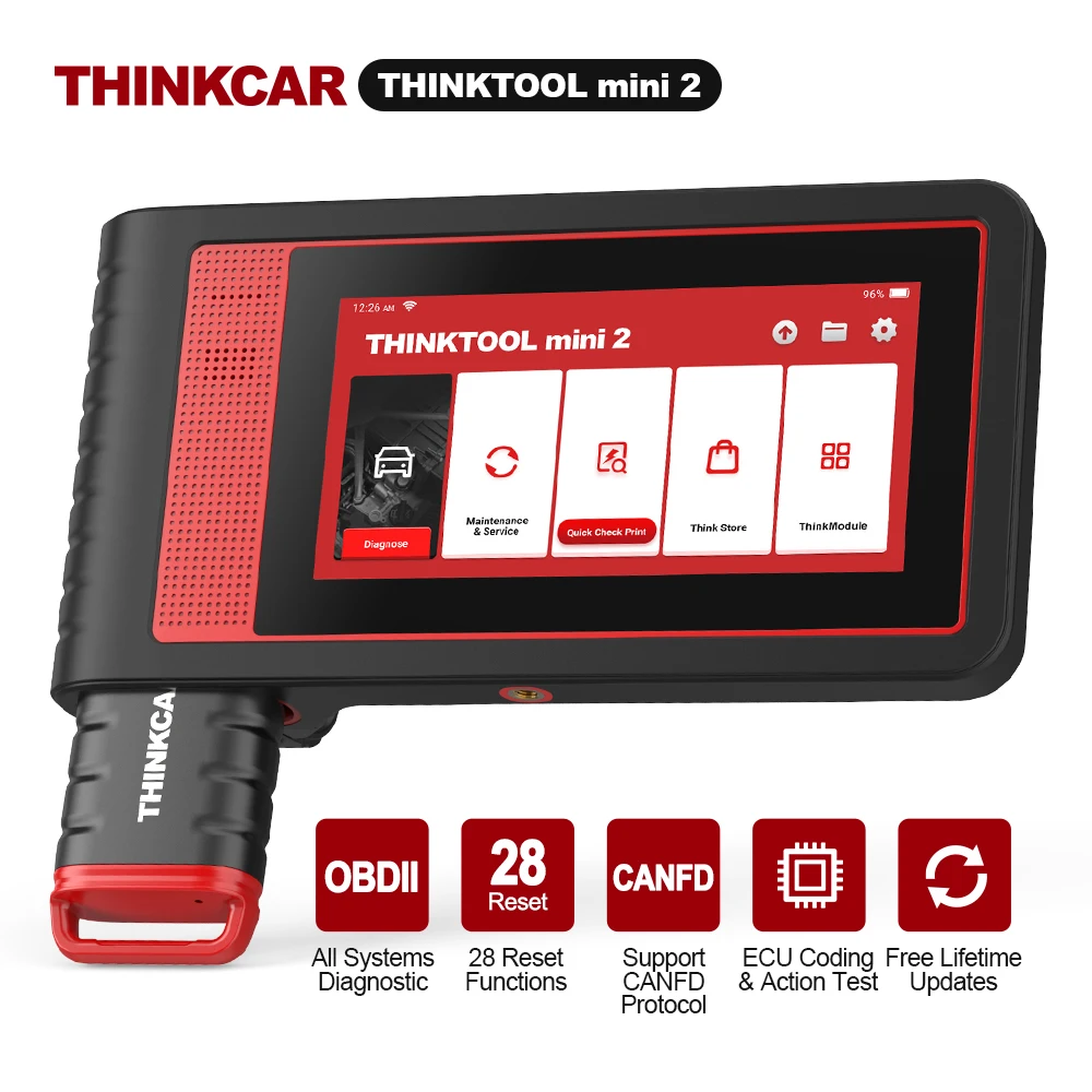 THINKCAR Thinktool Mini 2 сканер OBD2 кодирование ЭБУ полный диагностический системы активный
