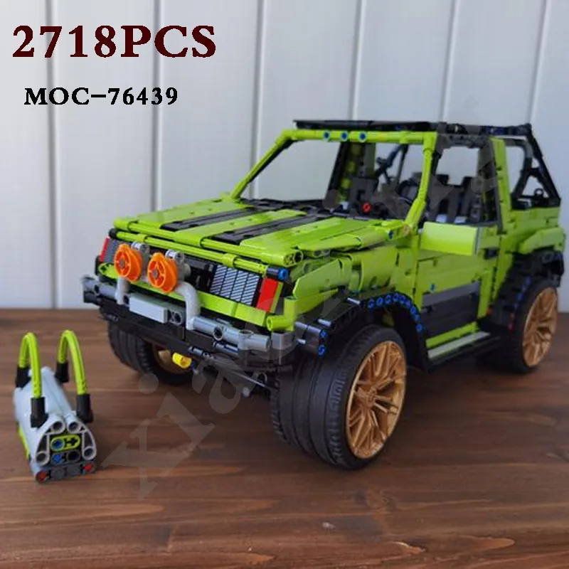 

Строительные блоки MOC-76439 42115, Модель B, внедорожный велосипед, 2718 шт., детские строительные блоки, гоночные игрушки «сделай сам», рождественские подарки, подарки на день рождения