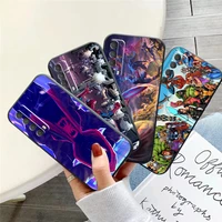 marvel trendy people phone case for huawei honor 7a 7x 8 8x 8c 9 v9 9a 9x 9 lite 9x lite liquid silicon carcasa silicone cover