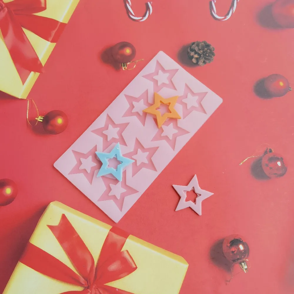 

Diy Silicone Chocolate Decorative Mold 8 Star Fondant Candy Mould Cake Decorating Making Home Kitchen Handmade Baking Tools