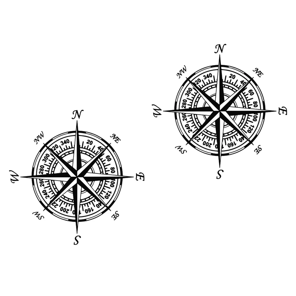 

2 Pcs Delicate Car Stickers Car Decals Auto Stickers Fashionable Car Decorations