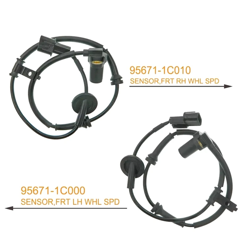 AU05 -95671-1C000 &amp 95671-1C010 передний левый и правый датчик скорости колес ABS для HYUNDAI GETZ TB