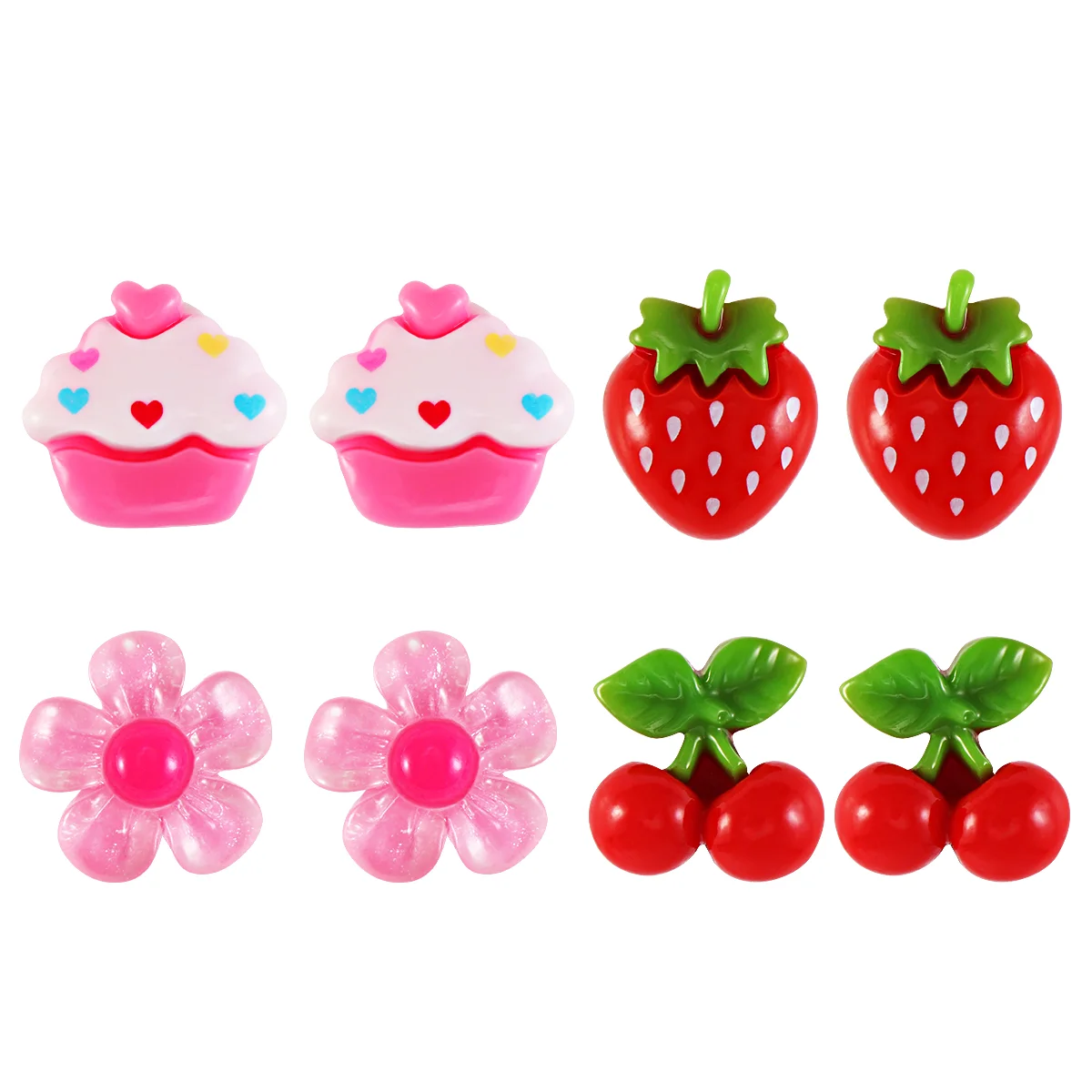 

Clip Ear Earrings Girls Kids Decoration Cartoon Strawberry Clips Earring Toys Jewelry No Cute Girls. Play Dangle Pierced Design