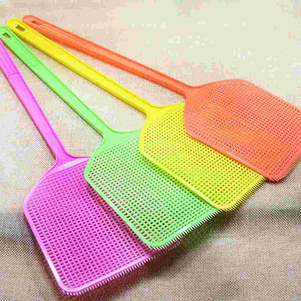 

2pcs Mosquito Killer Pest Catcher Swatter Tennis Racket Bug Zapper Plastic Fly Killer Mosquito Remover