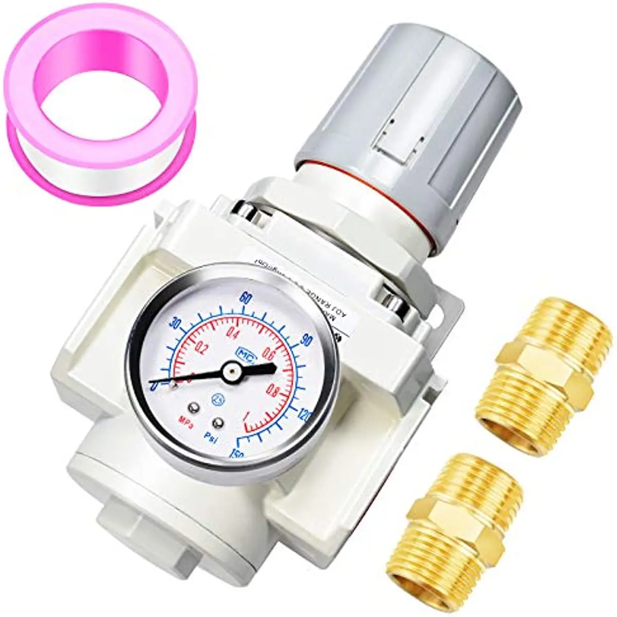 QIRZDH 1/2 3/4 Inch NPT BSP Air-Compressor Accessories Pressure Regulator for Compressed Air Systems AR4000-04 AR4000-06