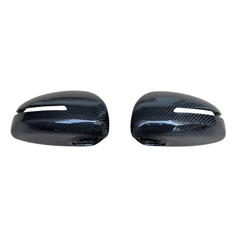 1 Pair Carbon Fiber Side Wing Mirrors Reaview Mirror Cover Caps For Audi TT TTS TT-RS 8J MK2 2007-2014 R8 42 2007-2015