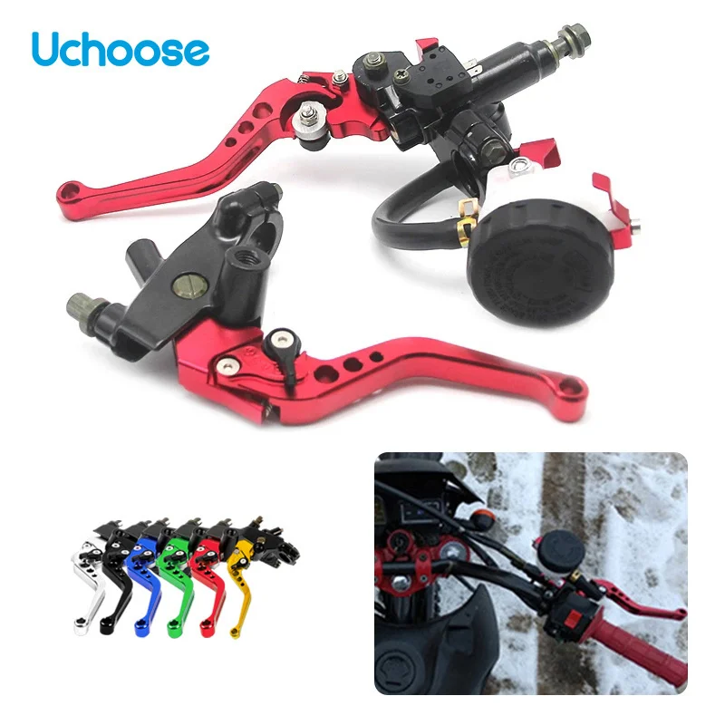 

Universal hydraulic clutch lever 22mm handle brake master cylinder brake pump cable clutch radial brake pump more colors