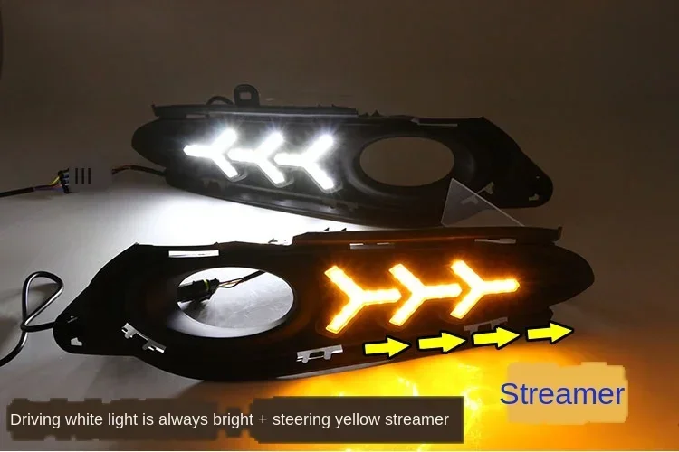 2 шт. для Honda HR-V HRV Vezel 2014 2015 2016 2017 2018 DRL противотуманные фары дневные ходовые огни с