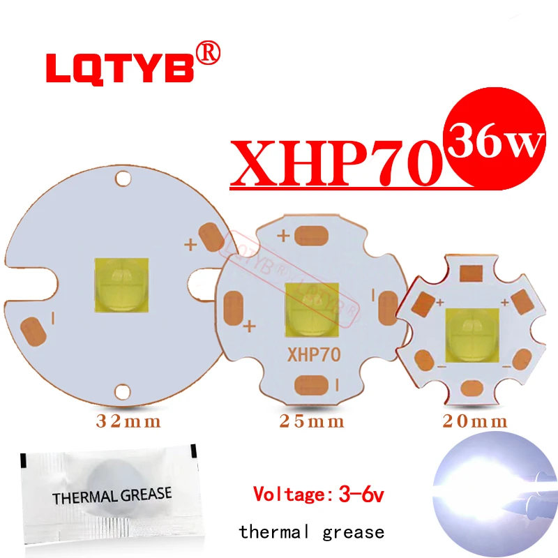 Мощный фонарик XHP70LED 3/6 В 18 Вт/36 Вт сварка 20/25/32 модификация прожектора