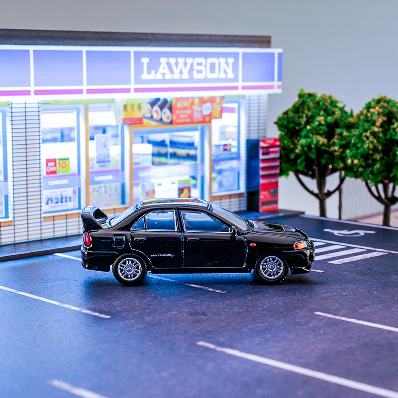 JKM 1/64 Игрушечная модель EVO IV Evolution 4 винтажная WRC ралли соревнование литые