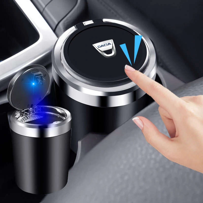 

Автомобильная пепельница, металлическая портативная пепельница для Dacia Duster Spring Logan Sandero Jogger