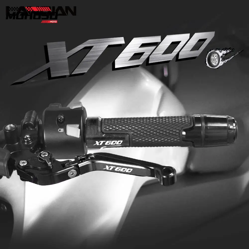 

Motorcycle Accessories Aluminum Brake Clutch Levers Handlebar Hand Grips Ends For Yamaha XT660 XT 660 R X 2004-2016 2014 2015
