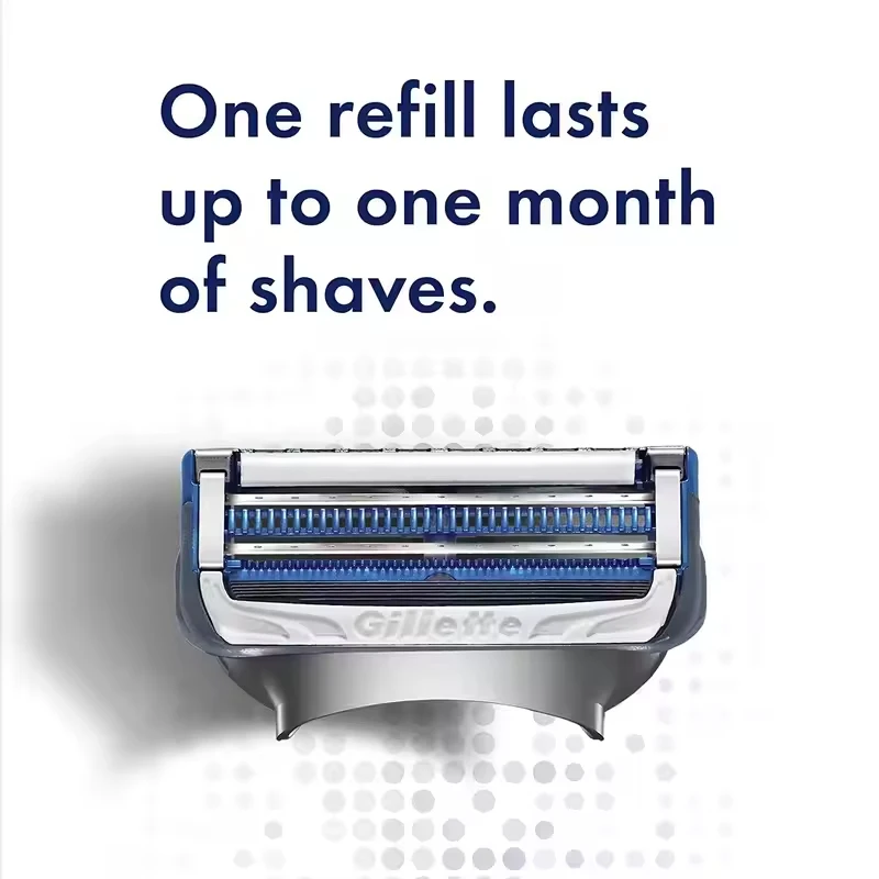 Сменные лезвия Gillette SkinGuard для мужской бритвы, 2 слоя, для чувствительной кожи, для бритья бороды, оригинальные сменные головки Gillette (art.: 3920d86cb25fd) - 3920d86cb25fd