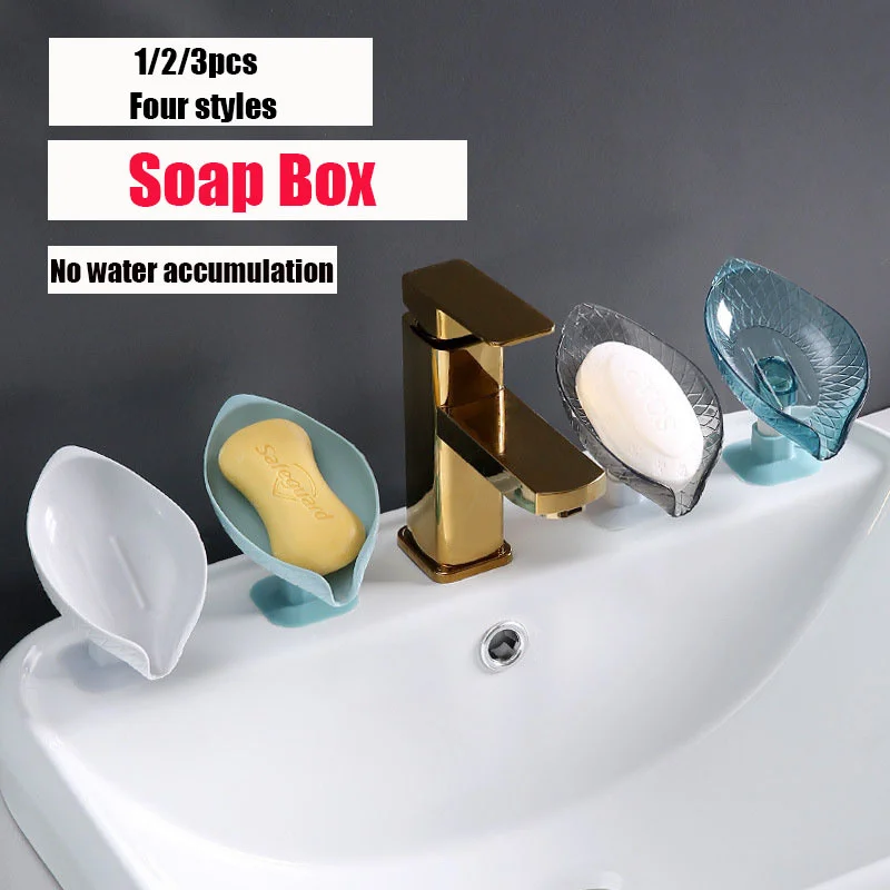 

Держатель для мыла в форме листа, 1/2/3 шт.