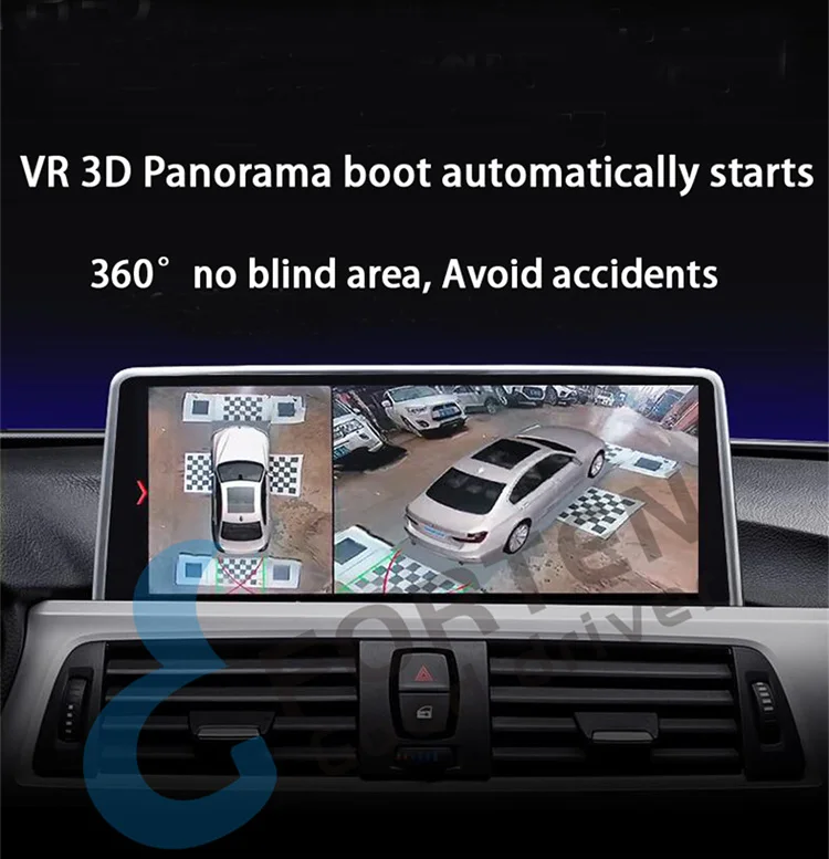 3D автомобильная 360-градусная камера система панорамной записи вид с птицей