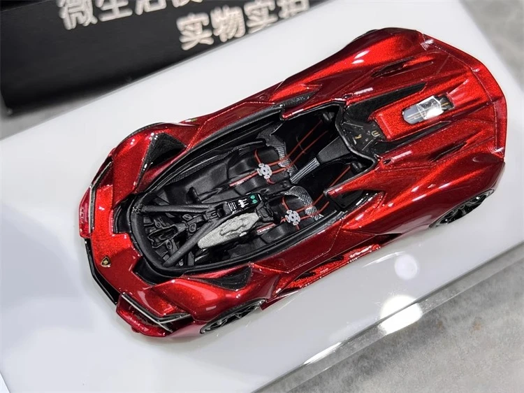 Фото 1:64,3,000-летний Terzo Millennio, статическая миниатюрная имитация автомобиля из смолы, коллекция игрушек, украшение для дисплея, праздничный подарок. №4