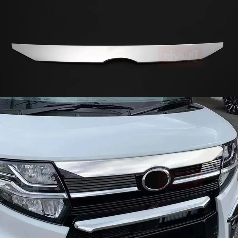 Фото Для DAIHATSU 2019 TANTO CUSTOM LA650/660S передняя крышка с эмблемой логотип GRILLE TRIM 1 шт. высококачественные хромированные аксессуары из нержавеющей стали №2
