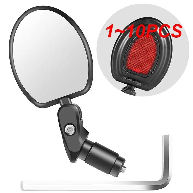

Велосипедное Зеркало заднего вида, 1-10 шт., 360 гибкий выпуклый отражатель заднего вида для езды на велосипеде, велосипедные аксессуары для горных и дорожных велосипедов