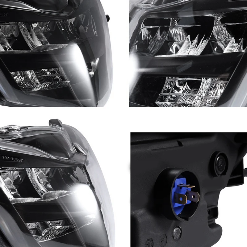 Детали для мотоцикла передняя фара обтекатель копченая оболочка Yamaha LC135 V2 V6 зажим