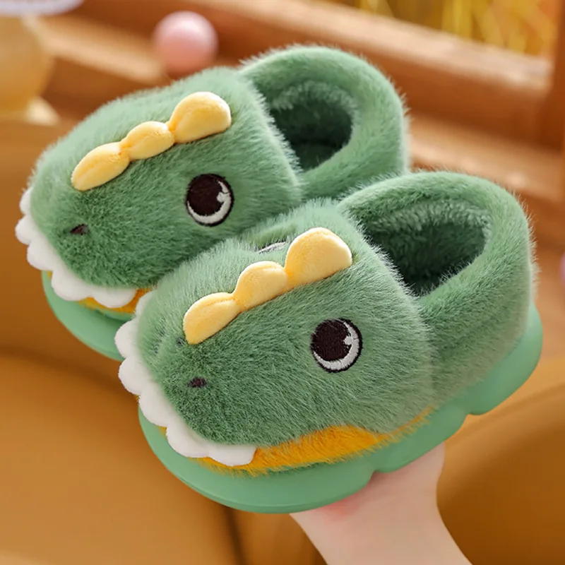 

Children's Cotton Shoes Winter New Girls Indoor Anti-skid Cartoon Soft Sole Non-Slip Warm Cartoon Cute Baby Winter Cotton Shoes