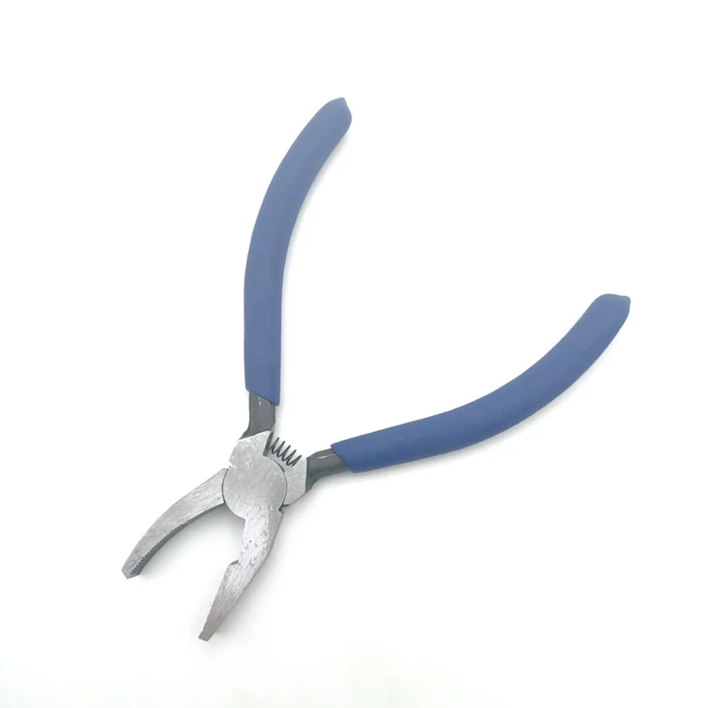 

1Pc Flat Nose Pliers Clamp Clip Pliers W/Adjustable Screw HCS 6/8In Hand Tool For Rimming Glass Tile Ceramics Wood