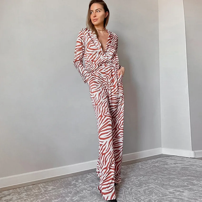Elegant Women's Pajamas Sets Female Satin Pyjamas Sleepwear Two-piece Home Wear Loungewear Nightwears For Ladies