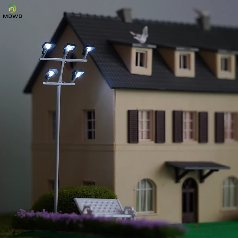 Ламповые стойки модель железной дороги светодиодный фонарный столб настенные