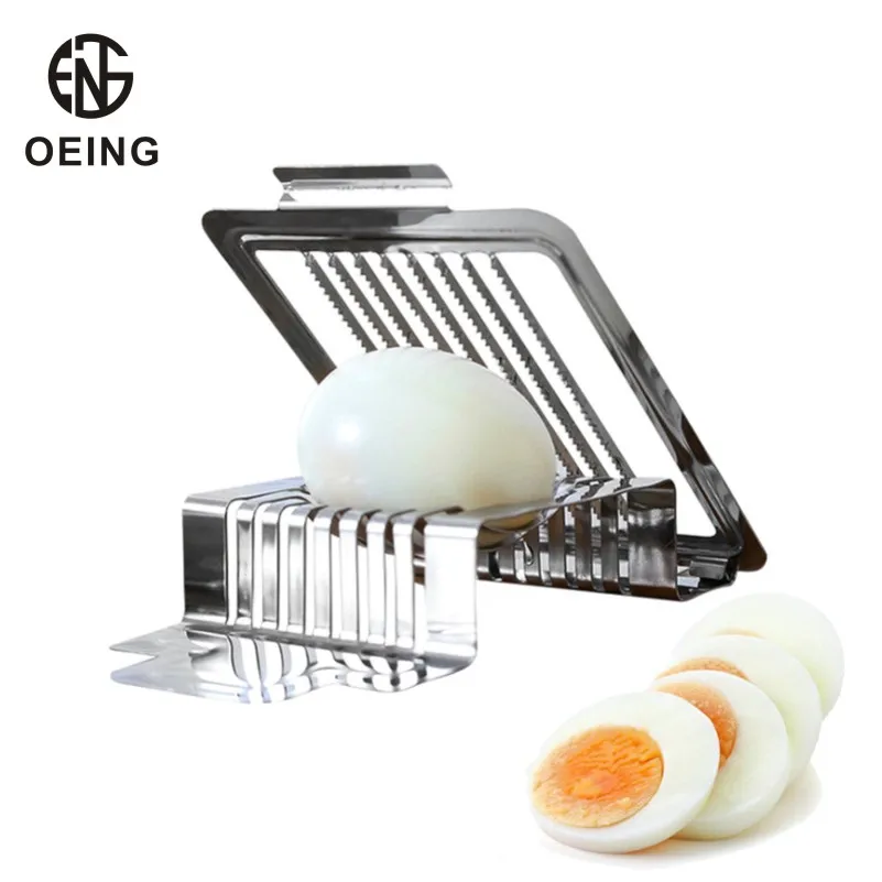 Stainless Steel Egg Slicer Boiled Egg Slicer Slicer Mushroom Tomato Knife Mold Kitchen Slicer Songhua Egg Divider Tool