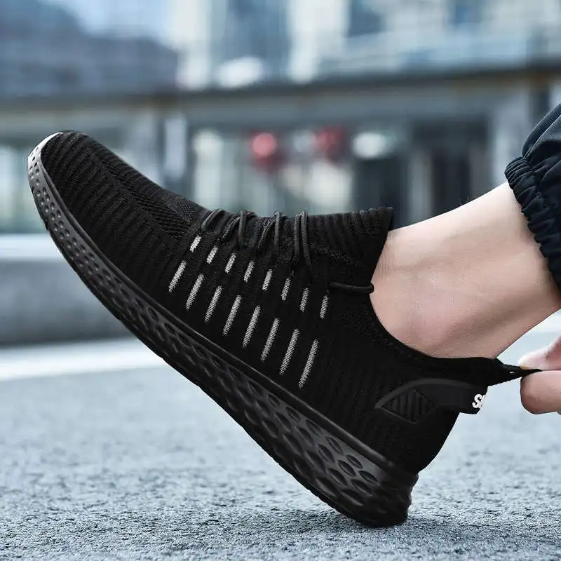 

Нескользящая мужская спортивная обувь, тренировочная обувь на плоской резиновой подошве, массивные кроссовки, обувь для тренировок для мал...