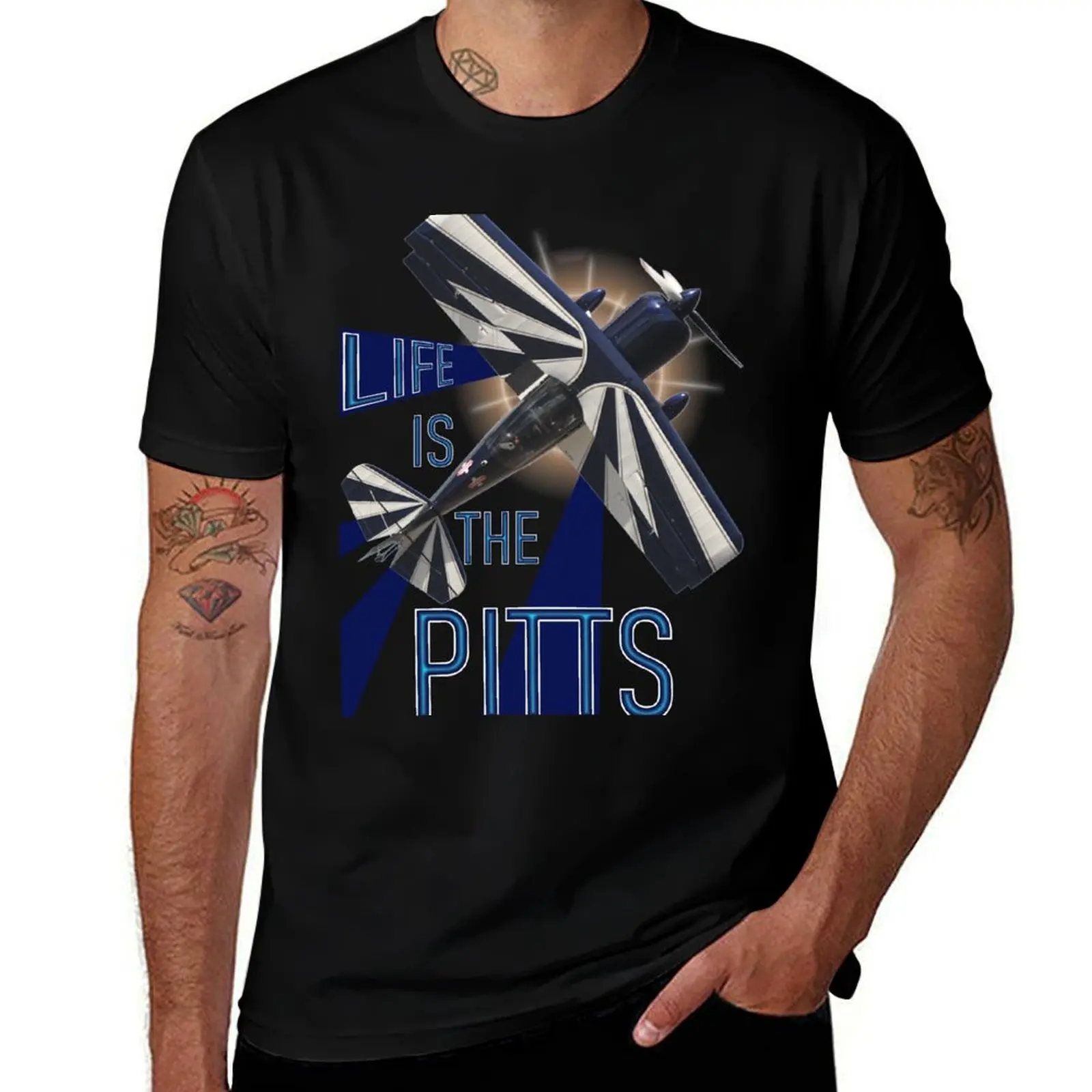 Фото Футболка Out Of The Sun Design - Pitts Model 12 VH-TYJ с модным принтом №1