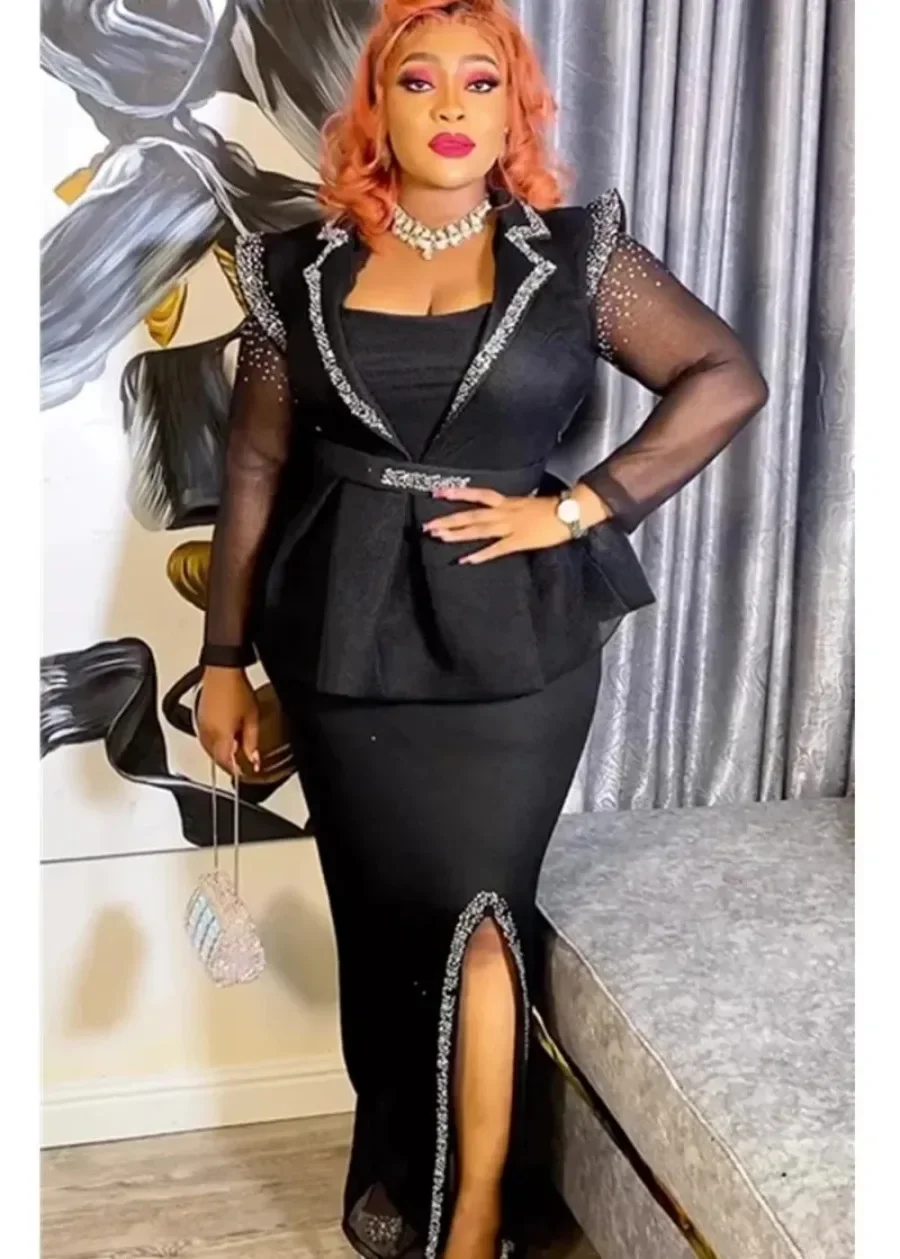 Элегантные африканские платья для женщин новинка 2024 африканская одежда женское