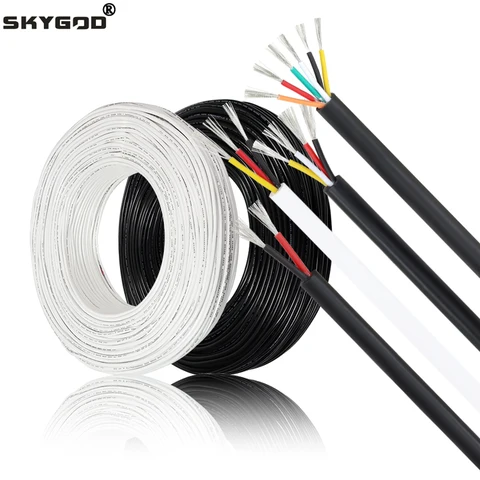 Электрический провод UL2464 луженая медная 30/28/26/24/22/20/18/16/14 AWG изоляция ПВХ