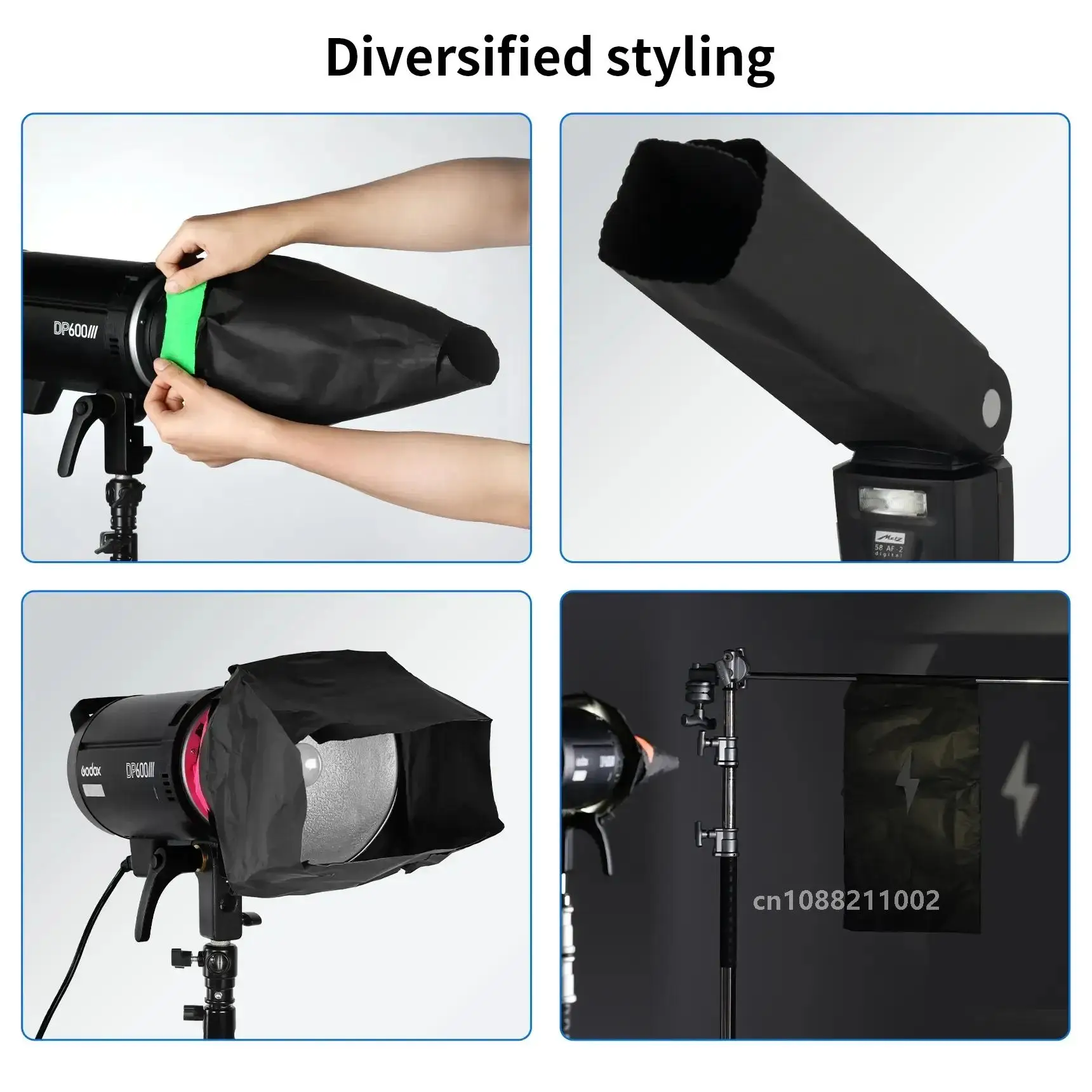 Selens Spotlight Черная алюминиевая фольга Бумага Матовый Cinefoil Неотражающий картон для