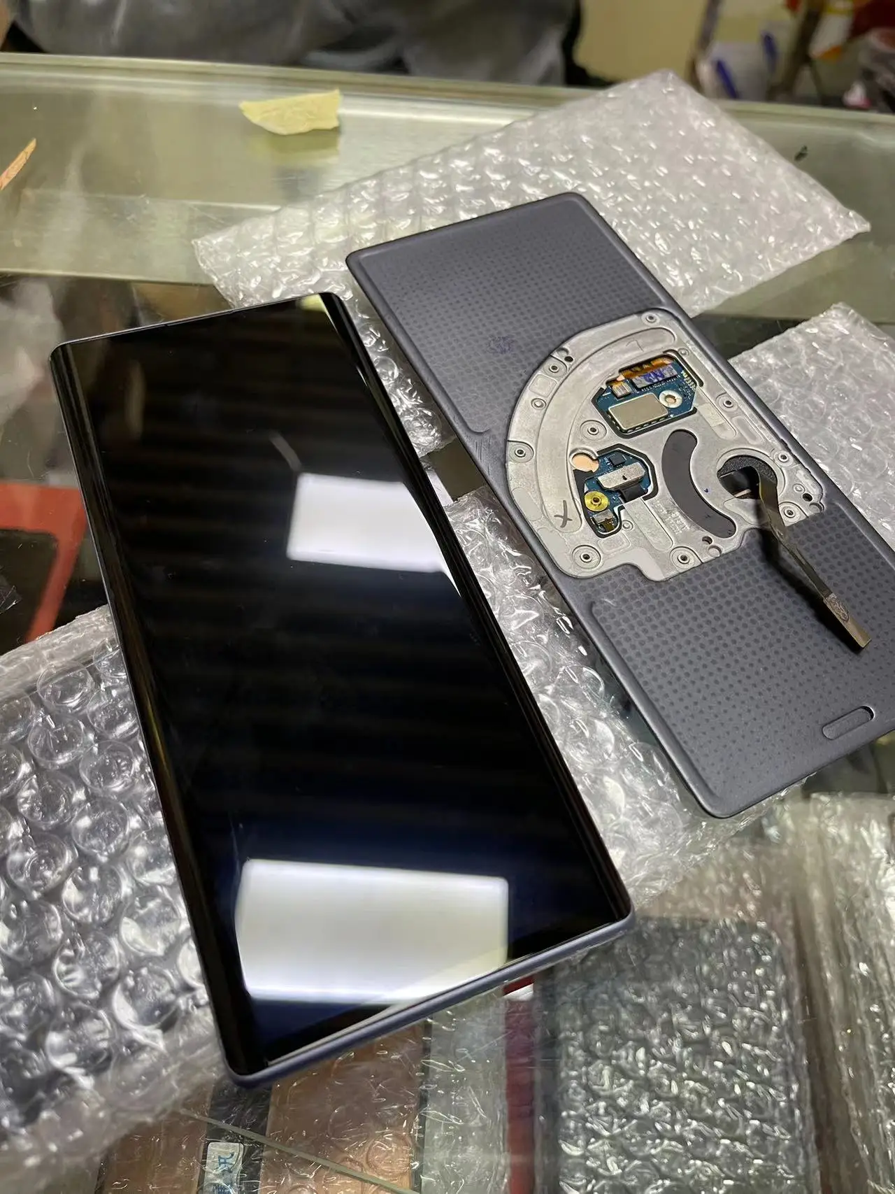 Оригинальный Super AMOLED дисплей для LG в виде крыльев 5G сменный ЖК-дисплей Wing ЖК-экран