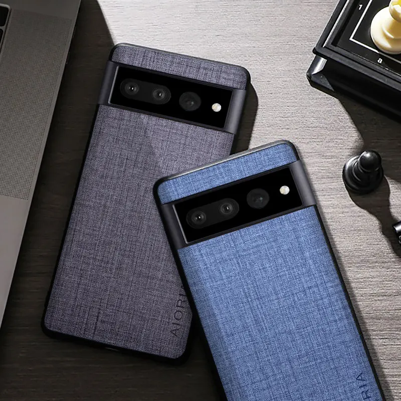 For Google Pixel 7 pro Funda Luxury Cloth Texture Textile Fitted Unti-Scratch Premium TPU Phone Case For Google Pixel7 Pro Cover