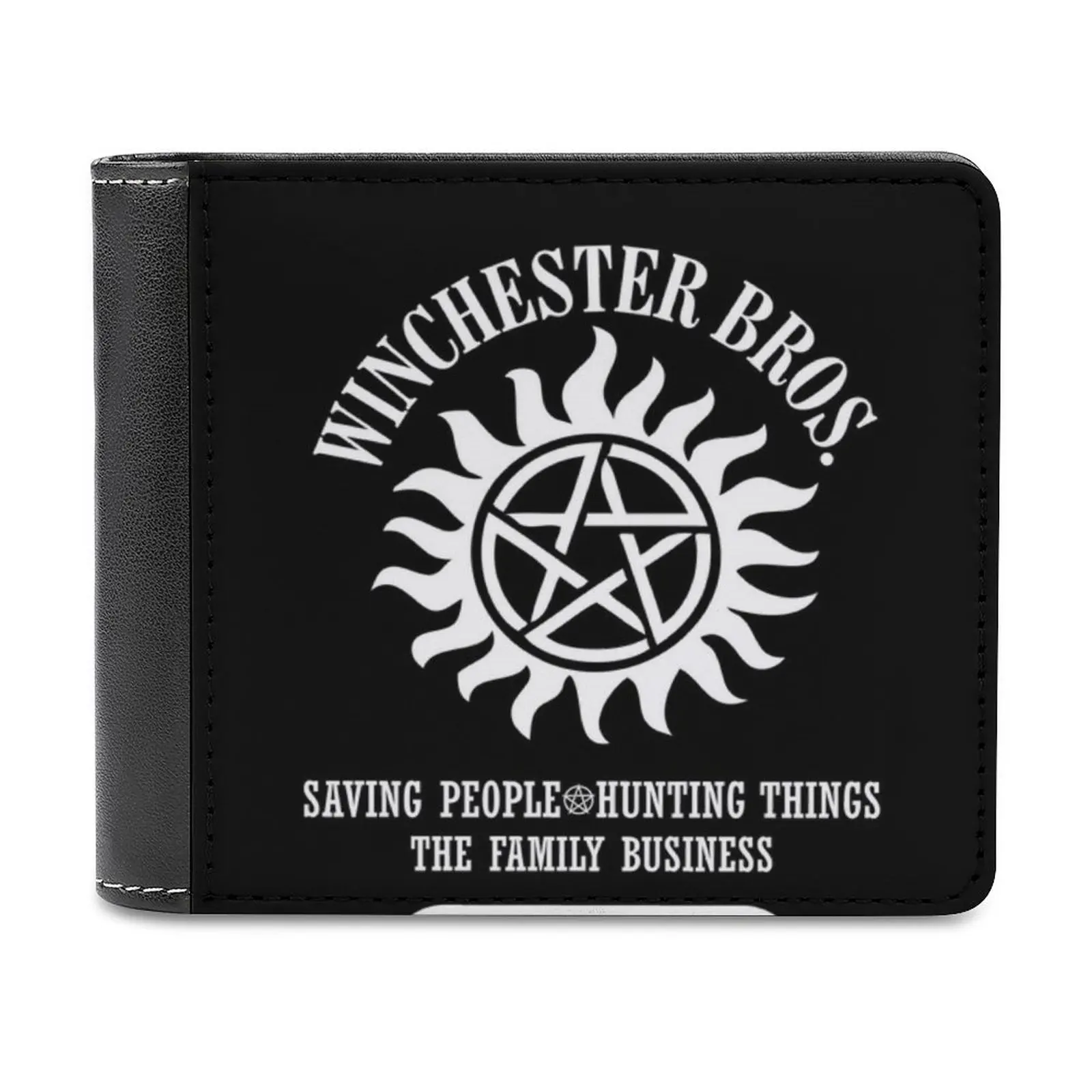 

Сверхнатуральный-братья-Винчестеры с 1983 года, мужской кошелек для отдыха, путешествий, легкие портативные кошельки, короткий Стильный мужс...