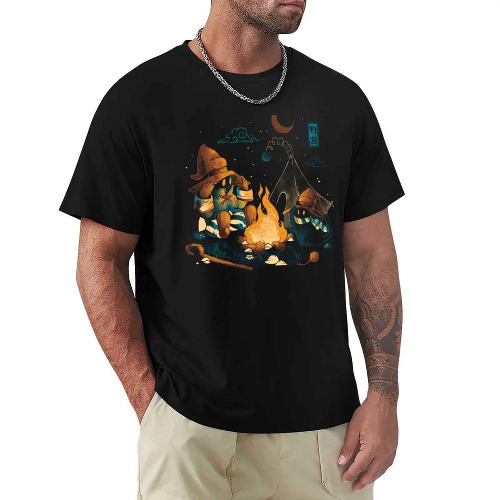 Фото Magic Camp-Cute Game Geek Gift футболка аниме фигурки спортивные болельщики летние топы аниме вещи мужская футболка №3