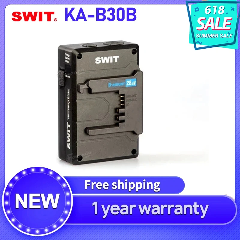 

SWIT KA-B30B B-mount to B-mount Hotswap Plate,200W постоянная высокая нагрузка