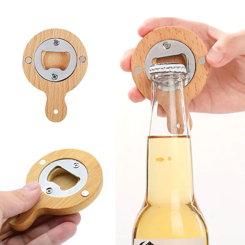 

500 шт., деревянные открывалки для бутылок