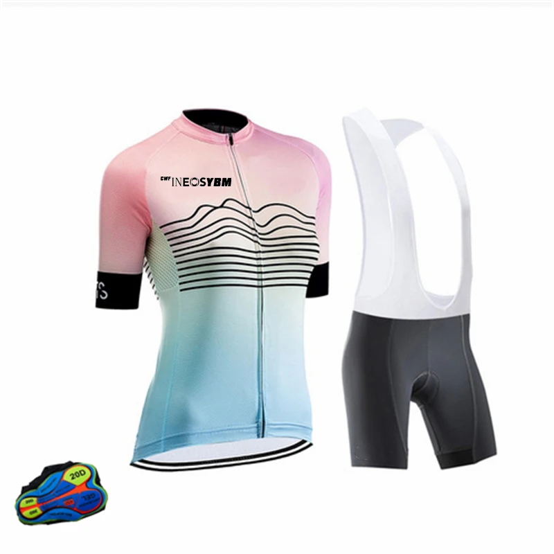 

20D Bib Set MTB Uniform Bike Clothing 2022 Cycling Jersey Quick Dry Bicycle Wear Clothes Mens Women's