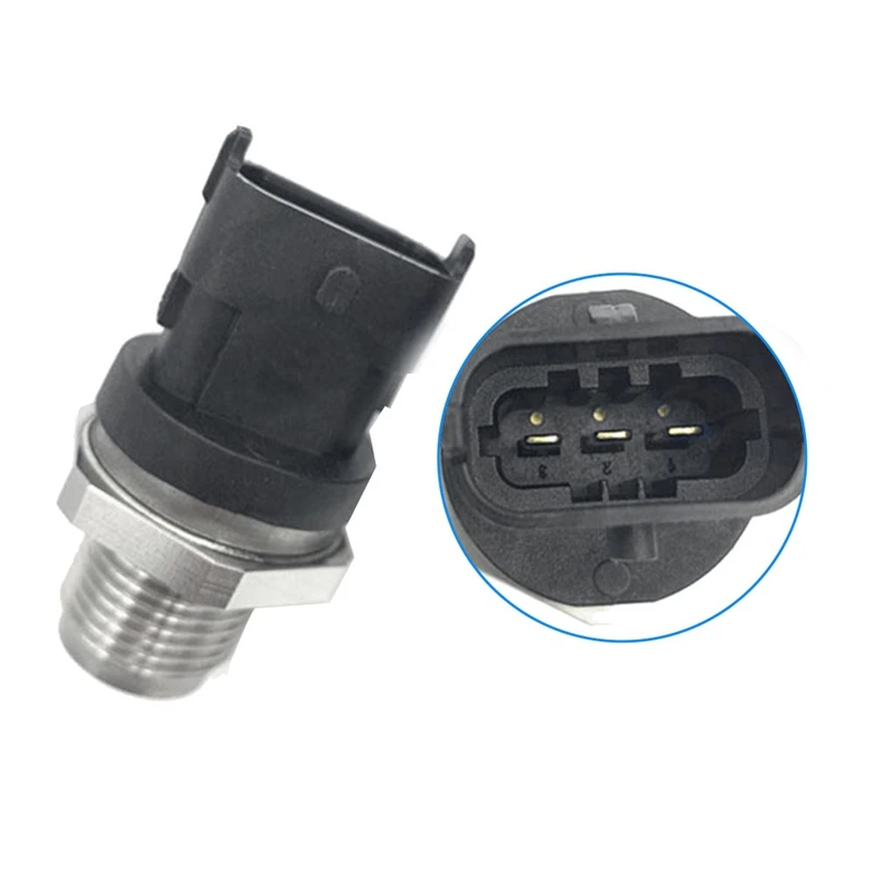 4Pcs 0281002907 0281002720 0281002920 Common Regulator Fuel Rail Pressure Sensor For Renault Mercedes MWM VW Chevrolet