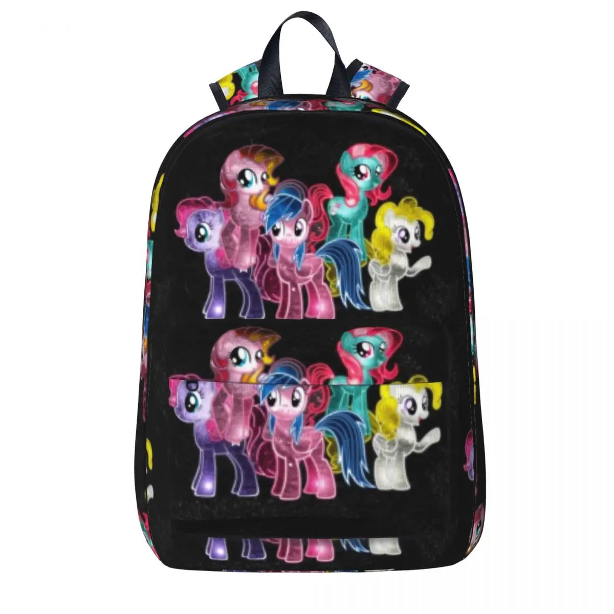 

Rainbow Ponys G1 Backpacks Large Capacity Student Book bag Shoulder Bag Laptop Rucksack Travel Rucksack Children School Bag