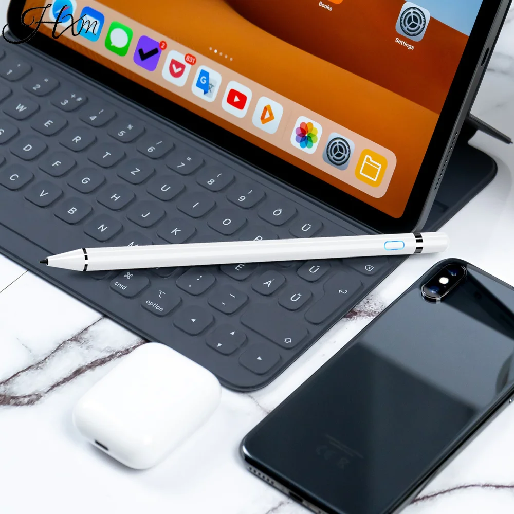 

Стилус активный для рисования, сенсорный Стилус для планшета, телефона, Универсальный емкостный карандаш для смартфона Android, подходит для ...