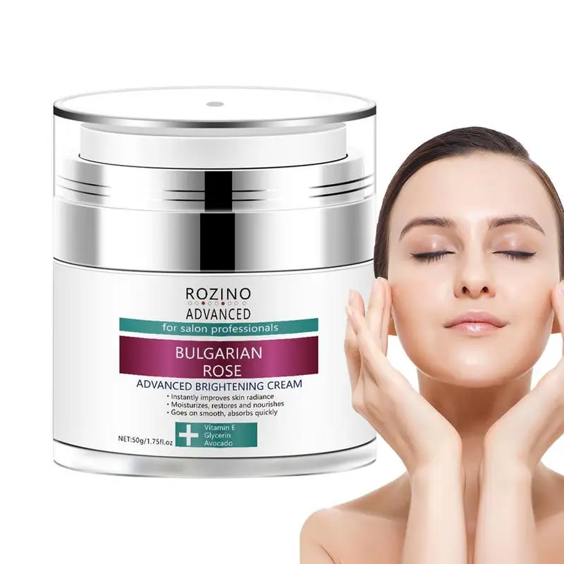 

Rose Skin Brightening Cream Deeply Moisturizes Skin Locks Up Water Brightens Skin Tone Naturally Moisturizes and Repairs Face Cr